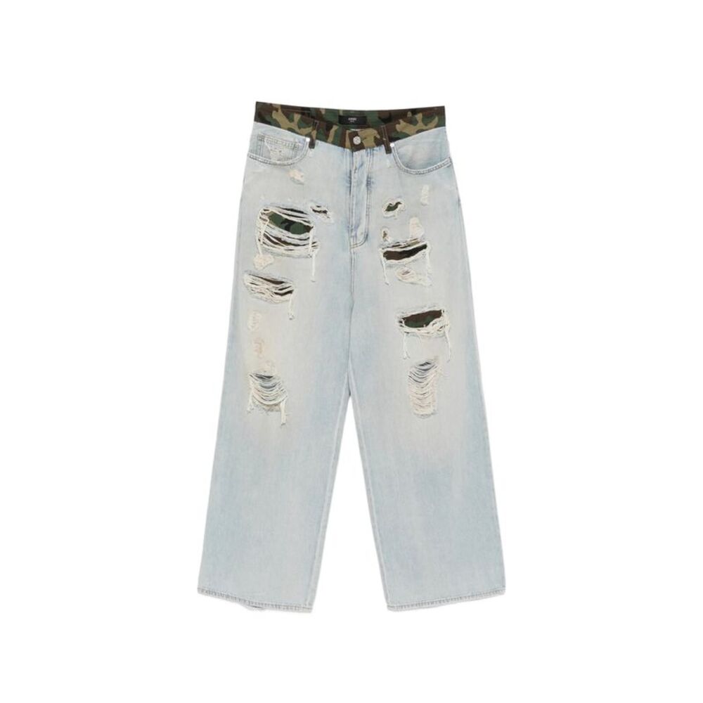 Amiri Blue Denim - Wide-Leg Jeans Men